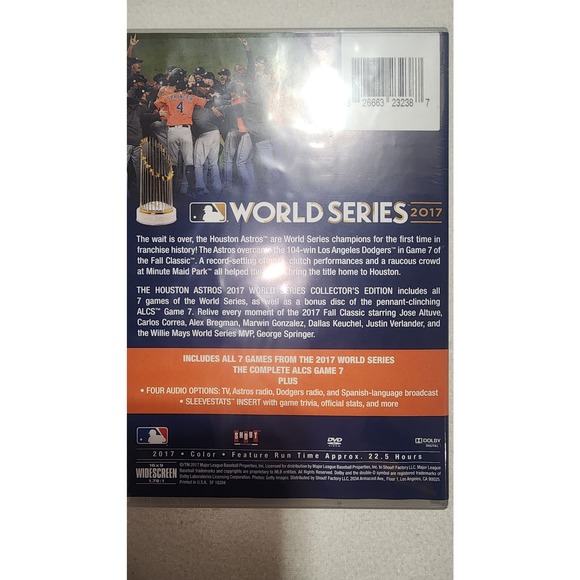 world series 2017 Houston Astros 8 disc DVD collection - Picture 7 of 9